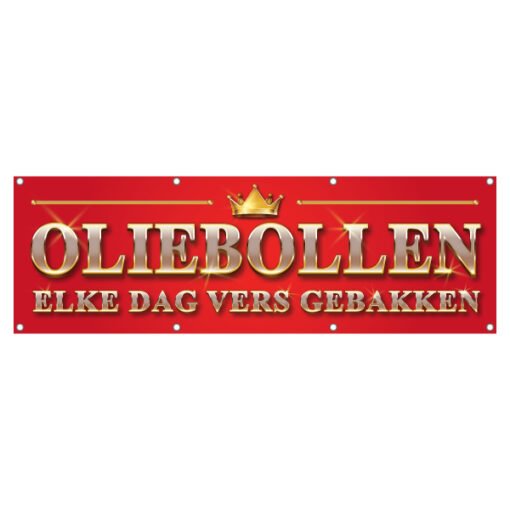 Oliebollen spandoek IV