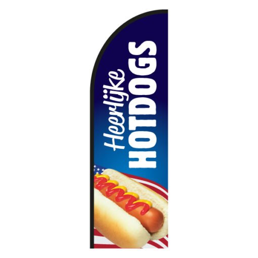 hotdogbeachflag