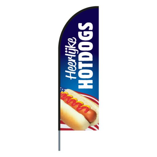 Hotdog beachflag - Afbeelding 2