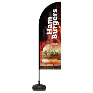Hamburger beachflag