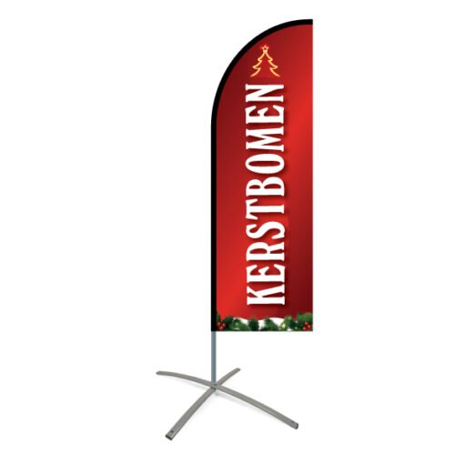 Kerstbomen beachflag - Afbeelding 3