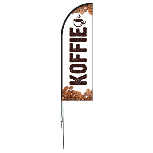 Koffie beachflag - Afbeelding 4