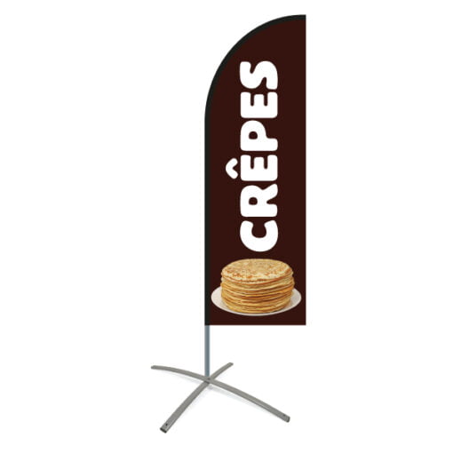 Crêpes beachflag - Afbeelding 3