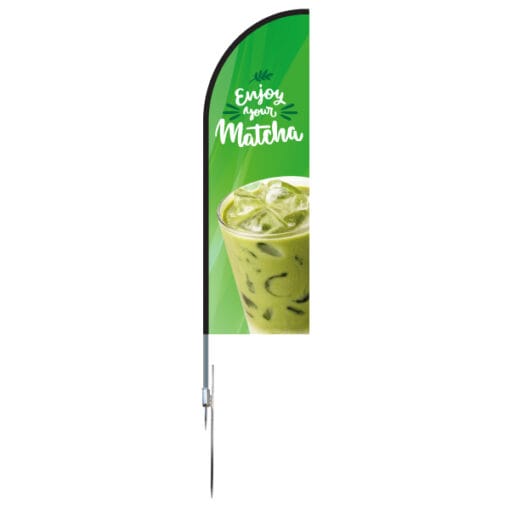 Matcha beachflag - Afbeelding 4