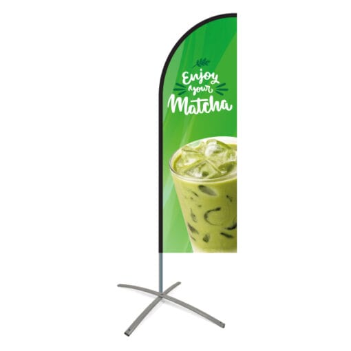 Matcha beachflag - Afbeelding 3